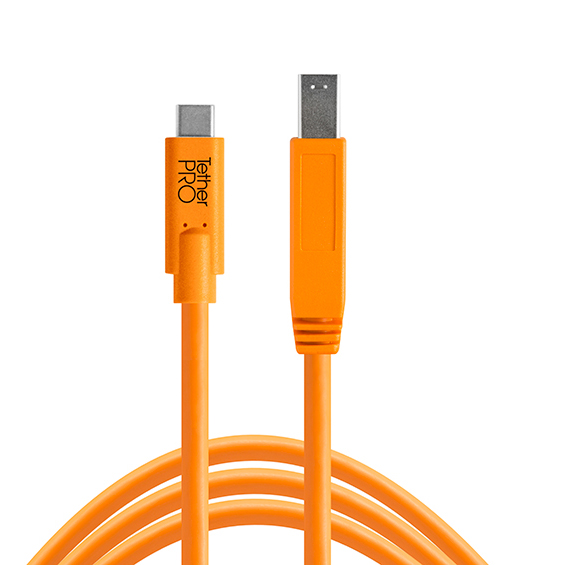 Tether Tools TetherPro cavo da USB-C a 3.0 maschio B 4.6m arancio